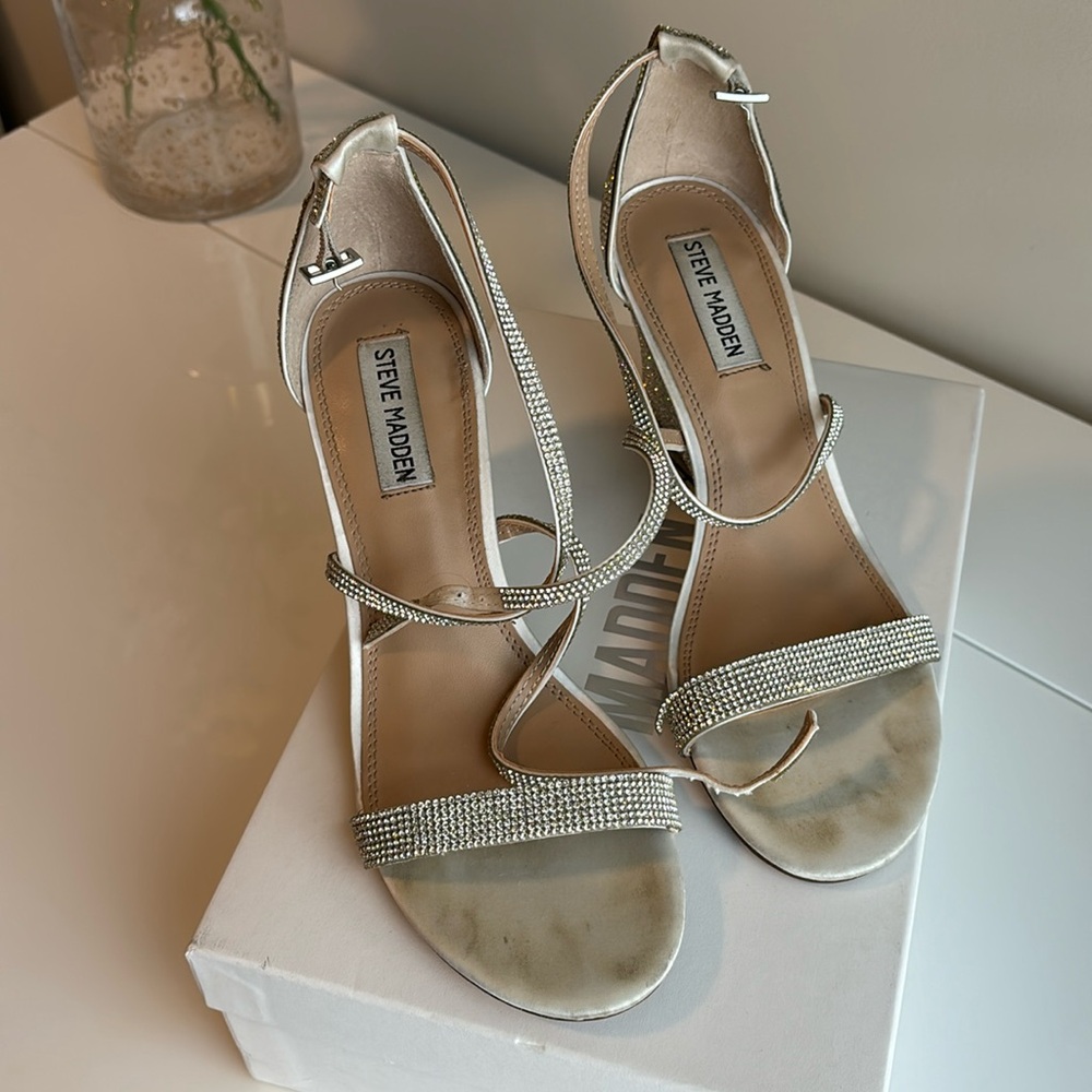 Steve Madden Embellished Wedge Sandal